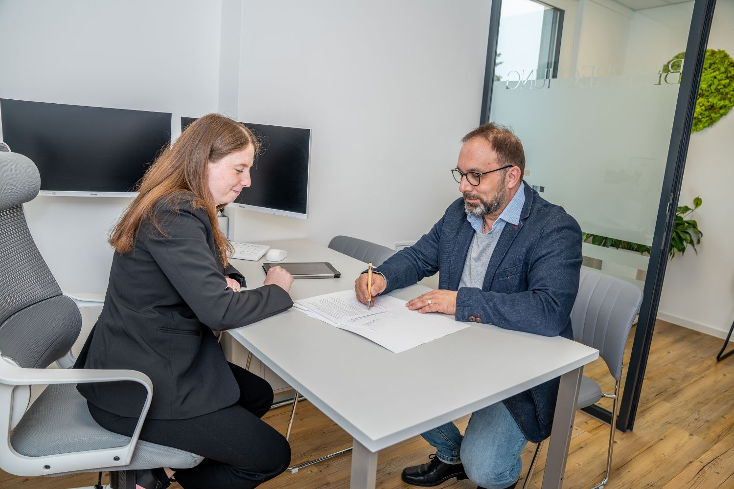 Bewerbungsgespräch in der Zahnarztpraxis